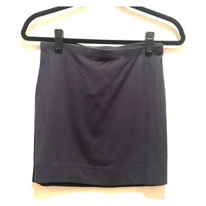 Navy blue, cotton mini skirt